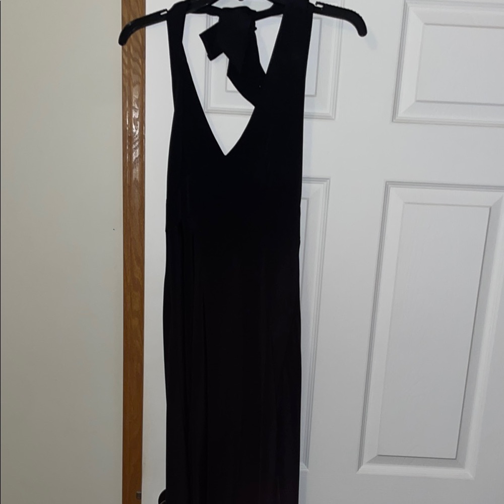 J. Crew Black Sheath Cocktail Dress V-Neck Sleeveless